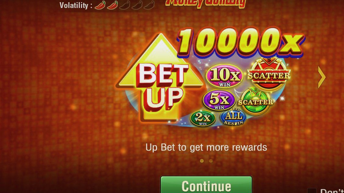 Money Coming · Tampilan Antarmuka Platform QQRP